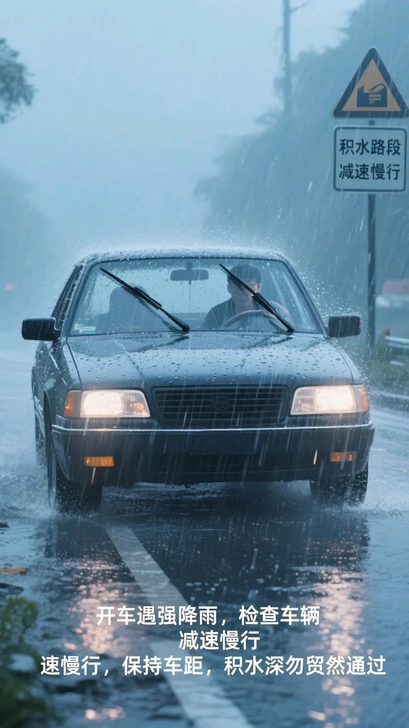 強降雨出行安全提示_出行提示_雨天步行注意事項