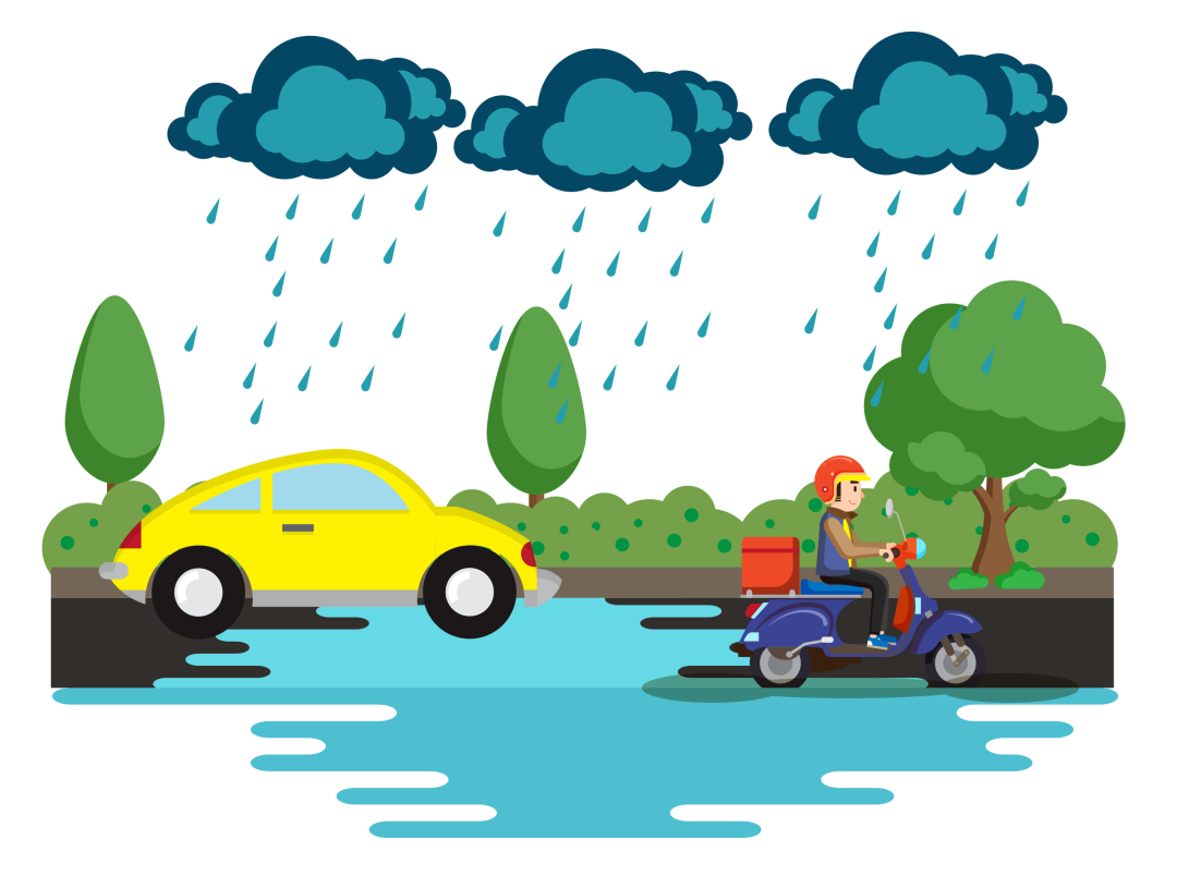 雨天騎車出行注意事項(xiàng)_雨天出行安全注意事項(xiàng)_出行提示