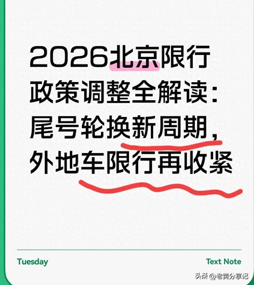 限行_2026北京限行新規(guī) 本地車外地車 進(jìn)京證時(shí)段路段