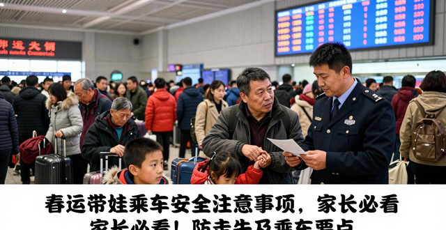 春運(yùn)帶孩子安全注意事項(xiàng)_出行提示_帶孩子乘車安全提示