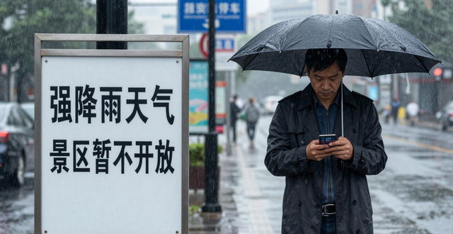 強(qiáng)降雨天氣旅游注意事項(xiàng)_旅游出行安全提示_出行提示